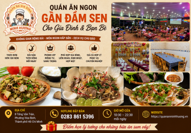 Quán Ăn Ngon Gần Đầm Sen | Hải Sản Tươi Sống, Phòng VIP, Giá Hợp Lý