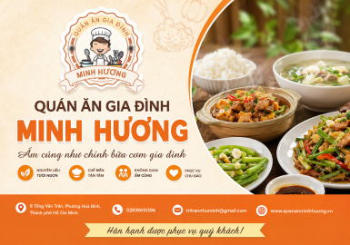 Quán Ăn Minh Hương –  Quán ăn gia đình tại phường Hoà Bình
